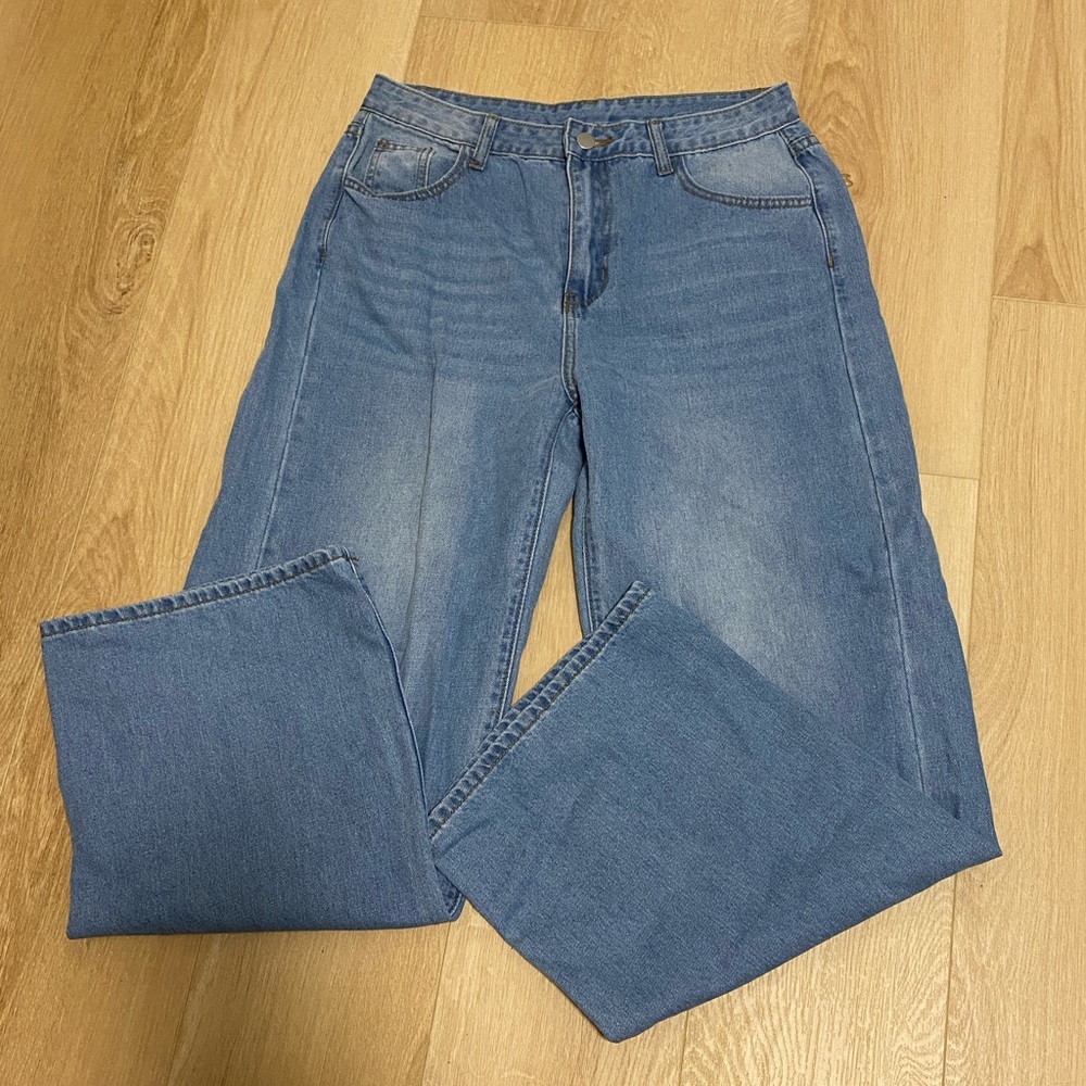 High Waisted Wide Leg Jeans